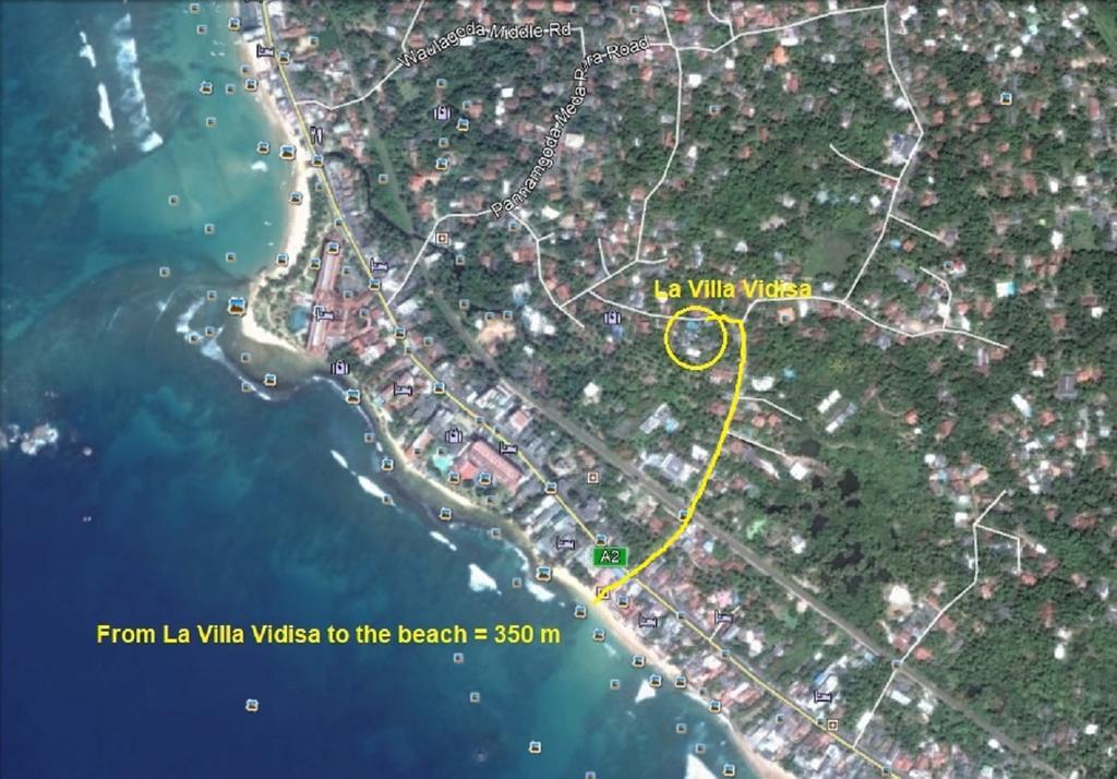 Vidisa Hotel Hikkaduwa Exterior foto